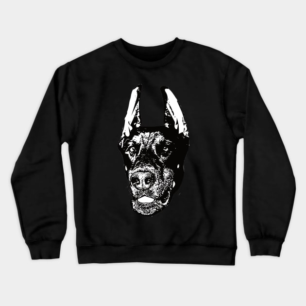 Doberman Pinscher - Dobermann Christmas Gifts Crewneck Sweatshirt by DoggyStyles